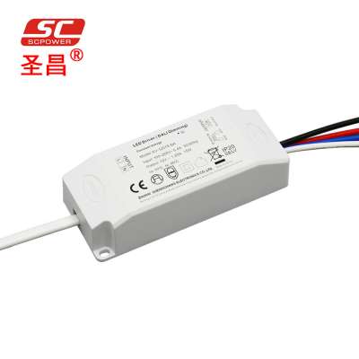 No load limit Plastic Shell DALI Dimmable 15W 12V 24V Constant Voltage Mini LED Driver